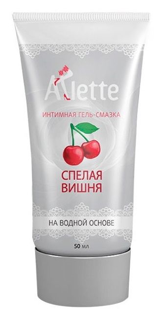 Интимная гель-смазка на водной основе Arlette  Спелая вишня  - 50 мл. - Arlette - купить с доставкой в Перми