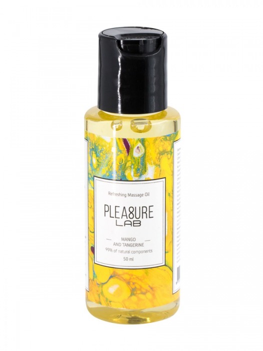 Массажное масло Pleasure Lab Refreshing с ароматом манго и мандарина - 50 мл. - Pleasure Lab - купить с доставкой в Перми