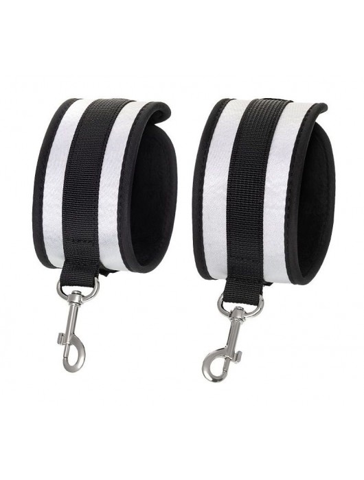 Серебристо-черные оковы Anonymo - ToyFa - купить с доставкой в Перми