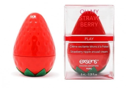 Крем для стимуляции сосков Oh My Strawberry - 8 мл. - Exsens - купить с доставкой в Перми