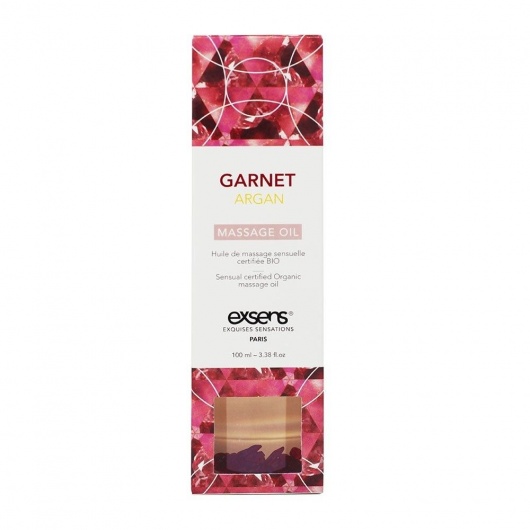 Органическое массажное масло GARNET ARGAN - 100 мл. - Exsens - купить с доставкой в Перми
