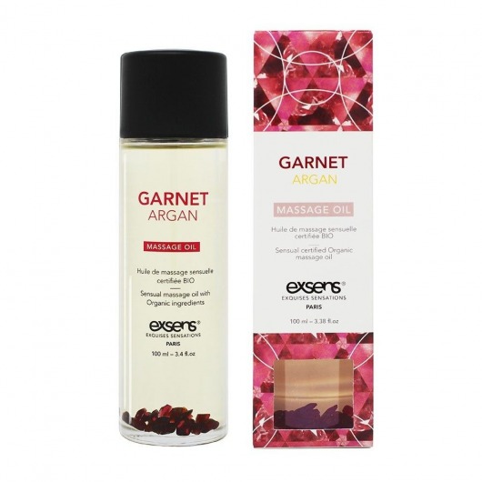 Органическое массажное масло GARNET ARGAN - 100 мл. - Exsens - купить с доставкой в Перми
