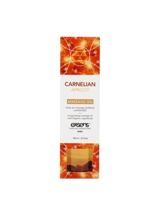 Органическое массажное масло CARNELIAN APRICOT - 100 мл. - Exsens - купить с доставкой в Перми