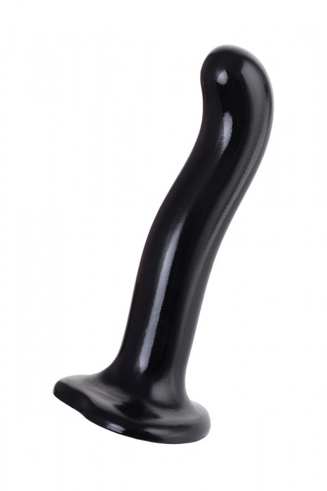 Черный стимулятор для пар P G-Spot Dildo Size M - 18 см. - Strap-on-me - в Перми купить с доставкой