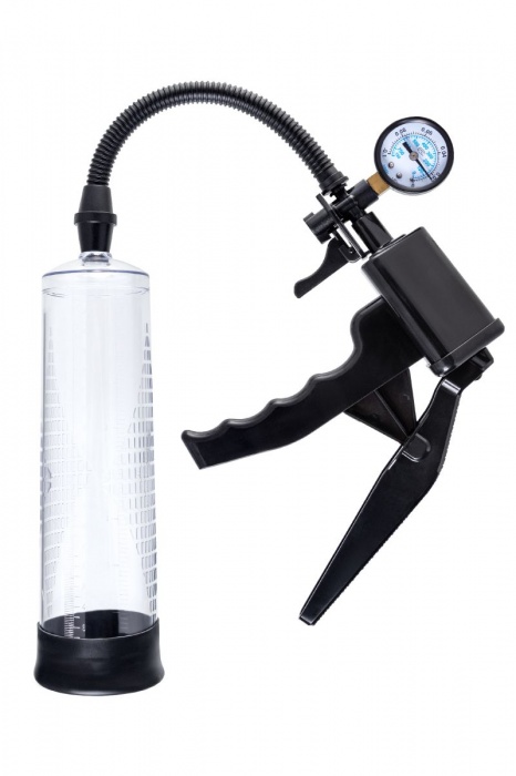 Прозрачная механическая помпа для пениса Viggo - Sexus - в Перми купить с доставкой