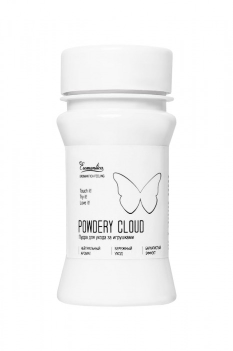 Пудра для ухода за игрушками Powdery Cloud с нейтральным ароматом - 40 гр. - Eromantica - купить с доставкой в Перми