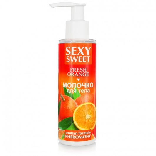 Молочко для тела с феромонами и ароматом апельсина Sexy Sweet Fresh Orange - 150 гр. -  - Магазин феромонов в Перми