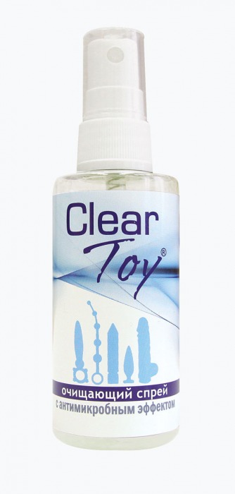 Очищающий спрей Clear Toy с антимикробным эффектом - 100 мл. - Биоритм - купить с доставкой в Перми