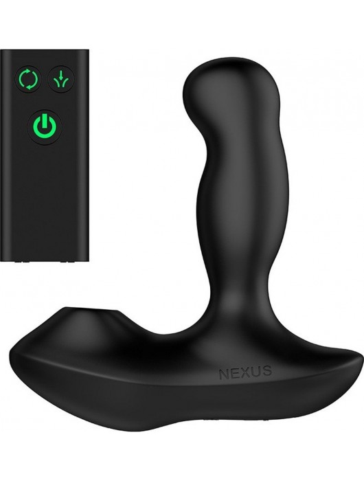 Черный вибратор-ротатор для стимуляции простаты Nexus Revo Air - Nexus Range - в Перми купить с доставкой