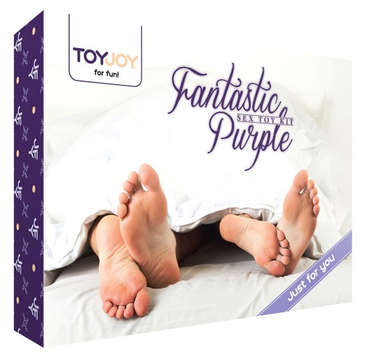 Эротический набор FANTASTIC PURPLE SEX TOY KIT - Toy Joy - купить с доставкой в Перми