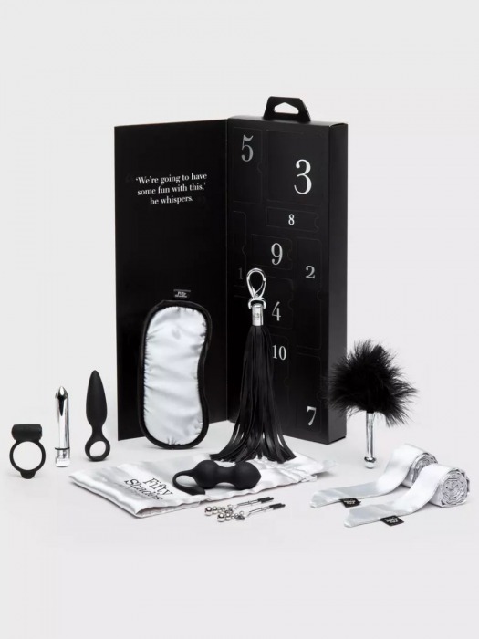 Эротический набор Pleasure Overload 10 Days of Play Gift Set - Fifty Shades of Grey - купить с доставкой в Перми