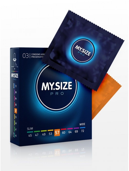 Презервативы MY.SIZE размер 57 - 3 шт. - My.Size - купить с доставкой в Перми