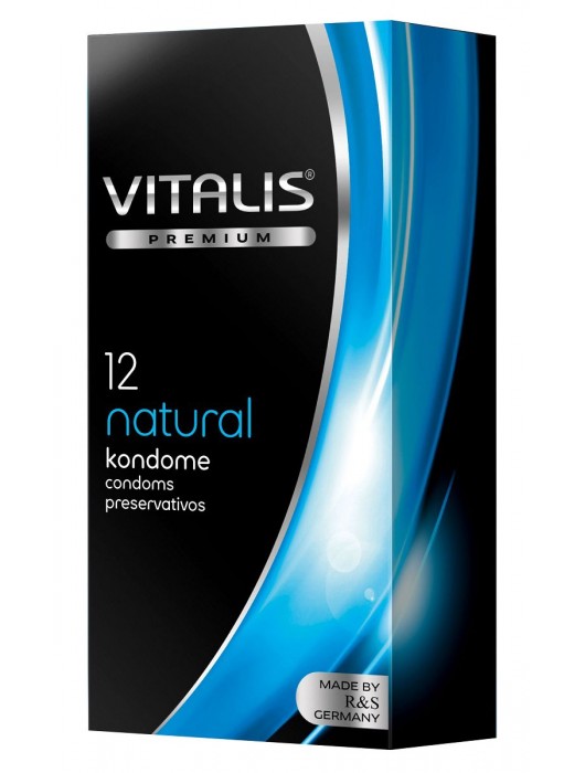 Классические презервативы VITALIS PREMIUM natural - 12 шт. - Vitalis - купить с доставкой в Перми