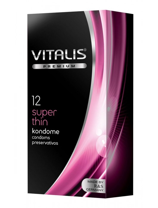 Ультратонкие презервативы VITALIS PREMIUM super thin - 12 шт. - Vitalis - купить с доставкой в Перми