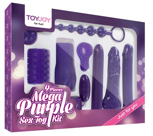 Эротический набор Toy Joy Mega Purple - Toy Joy - купить с доставкой в Перми