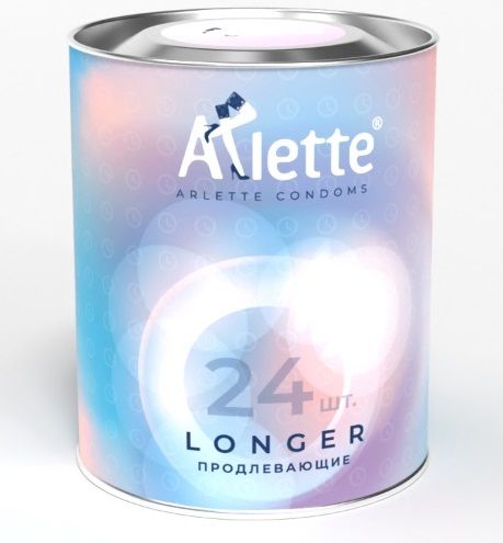 Презервативы Arlette Longer с продлевающим эффектом - 24 шт. - Arlette - купить с доставкой в Перми