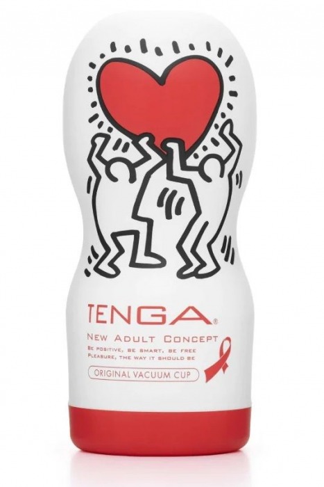 Мастурбатор Keith Haring Cup Deep Throat - Tenga - в Перми купить с доставкой