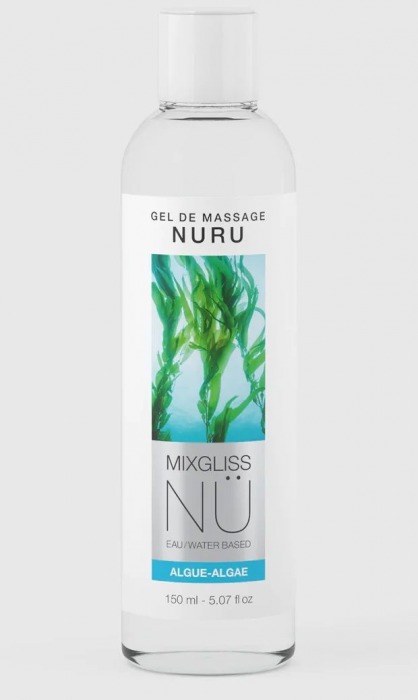 Массажный гель на водной основе Mixgliss NU Algae - 150 мл. - Mixgliss - купить с доставкой в Перми