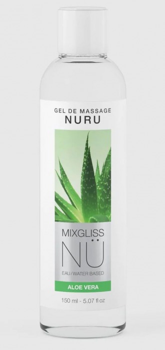 Массажный гель на водной основе Mixgliss NU Aloe Vera - 150 мл. - Mixgliss - купить с доставкой в Перми