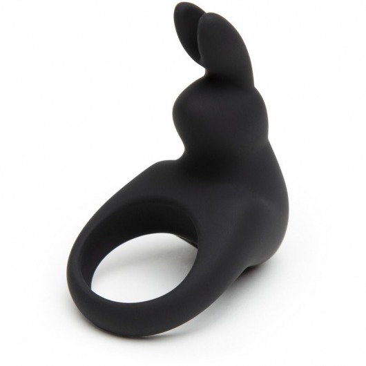 Черное эрекционное виброкольцо Happy Rabbit Rechargeable Rabbit Cock Ring - Happy Rabbit - в Перми купить с доставкой