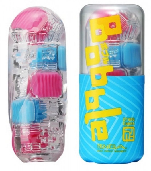 Мастурбатор Tenga Bobble Crazy Cubes - Tenga - в Перми купить с доставкой