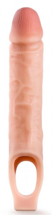 Телесная насадка на пенис 10 Inch Cock Sheath Extender - 25 см. - Blush Novelties - в Перми купить с доставкой