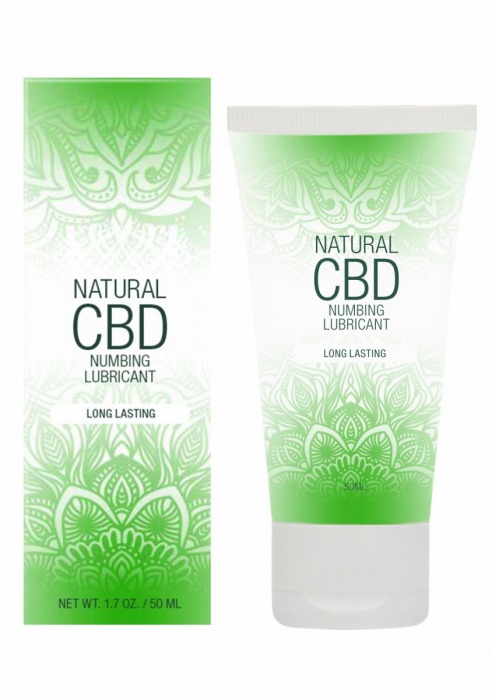 Лубрикант с пролонгирующим эффектом Natural CBD Numbing Lubricant - 50 мл. - Shots Media BV - купить с доставкой в Перми