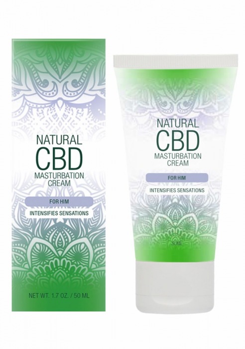 Крем для мастурбации для мужчин Natural CBD Masturbation Cream For Him - 50 мл. - Shots Media BV - купить с доставкой в Перми