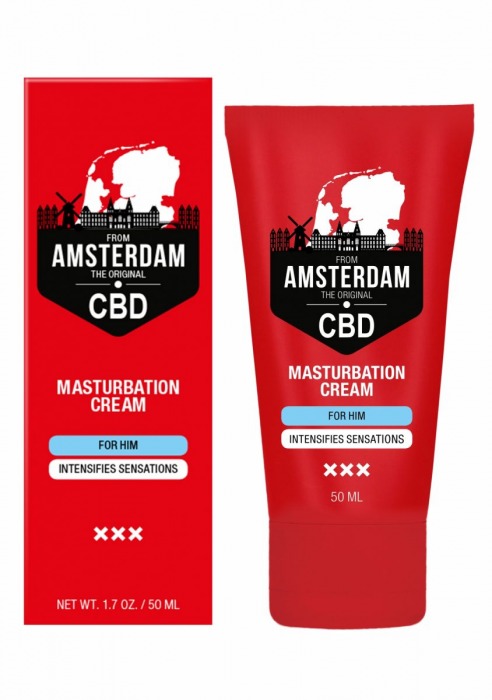 Крем для мастурбации для мужчин CBD from Amsterdam Masturbation Cream For Him - 50 мл. - Shots Media BV - купить с доставкой в Перми