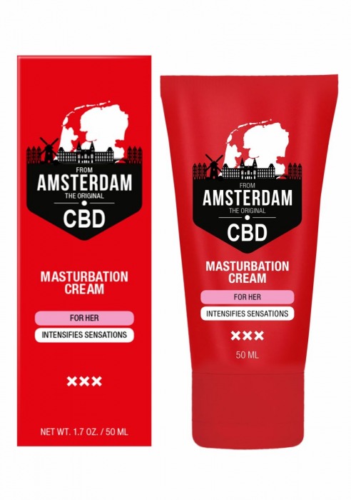 Крем для мастурбации для женщин CBD from Amsterdam Masturbation Cream For Her - 50 мл. - Shots Media BV - купить с доставкой в Перми