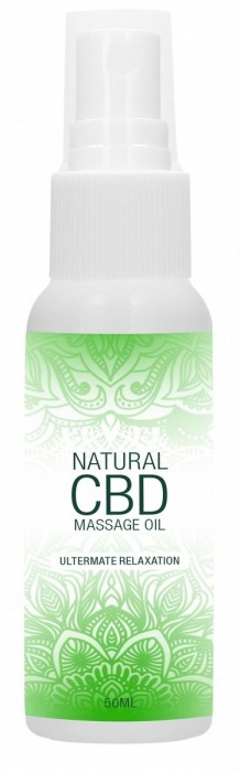 Массажное масло Natural CBD Massage Oil - 50 мл. - Shots Media BV - купить с доставкой в Перми