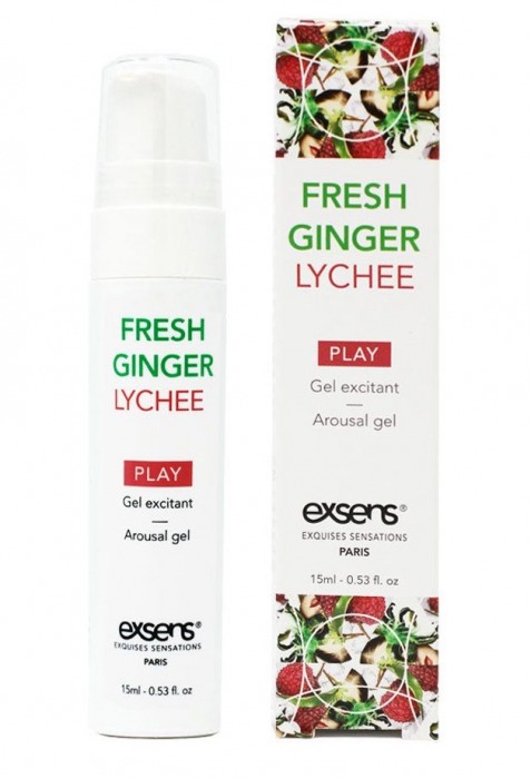 Возбуждающий гель Fresh Ginger Lychee Arousal Gel - 15 мл. - Exsens - купить с доставкой в Перми