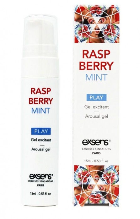 Возбуждающий гель Raspberry Mint с ароматом малины и мяты - 15 мл. - Exsens - купить с доставкой в Перми