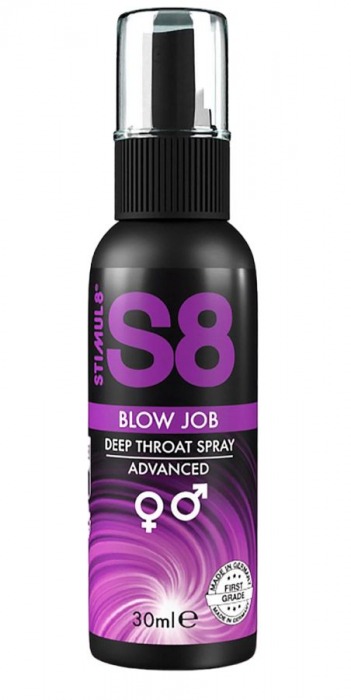 Лубрикант для орального секса S8 Deep Throat Spray - 30 мл. - Stimul8 - купить с доставкой в Перми