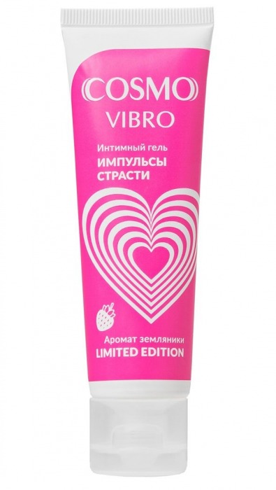 Возбуждающий гель на водно-силиконовой основе Cosmo Vibro с ароматом земляники - 50 гр. - Биоритм - купить с доставкой в Перми