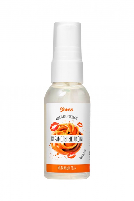 Съедобная гель-смазка Yovee «Карамельные ласки» с Д-пантенолом и вкусом Dulce de Leche - 50 мл. - ToyFa - купить с доставкой в Перми