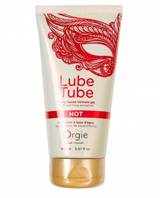 Интимный гель на водной основе Lube Tube Hot с разогревающим эффектом - 150 мл. - ORGIE - купить с доставкой в Перми
