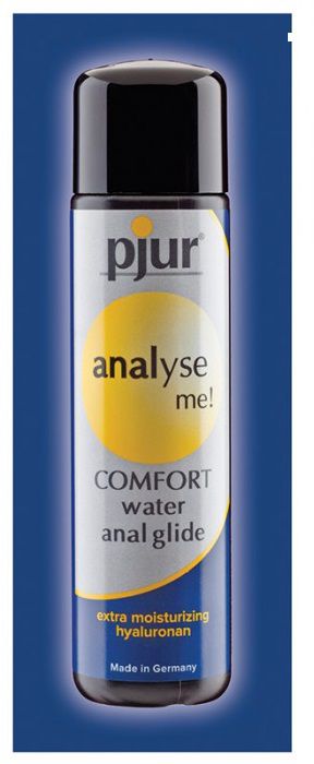 Анальный лубрикант pjur ANALYSE ME Comfort Water Anal Glide - 2 мл. - Pjur - купить с доставкой в Перми