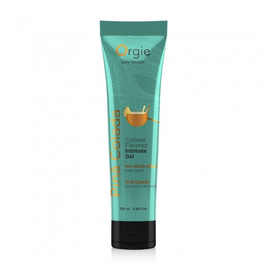 Съедобный интимный гель Orgie Lube Tube Cocktail Pina Colada - 100 мл. - ORGIE - купить с доставкой в Перми