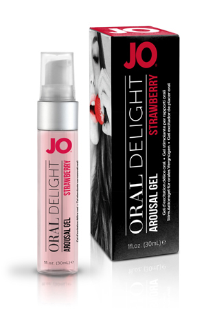 Клубничный лубрикант для оральных ласк Oral Delight Strawberry Sensation - 30 мл. - System JO - купить с доставкой в Перми