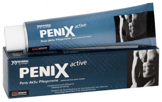 Возбуждающий крем для мужчин PeniX active - 75 мл. - Joy Division - купить с доставкой в Перми