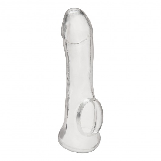 Прозрачная насадка на пенис Transparent Penis Enhancing Sleeve Extension - 15,9 см. - BlueLine - в Перми купить с доставкой