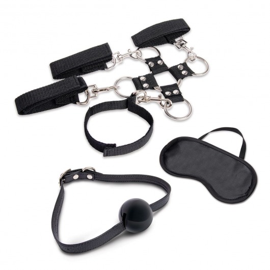 Набор для фиксации из 7 предметов Hogtie   Ball Gag Kit - Lux Fetish - купить с доставкой в Перми