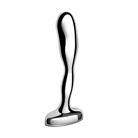 Стальной стимулятор простаты Stainless Steel Prostate Plug - 11,5 см. - b-Vibe - в Перми купить с доставкой