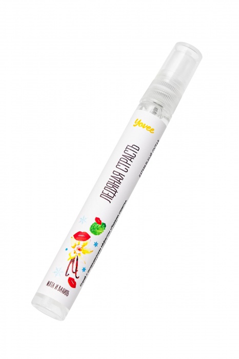 Охлаждающе-возбуждающий оральный спрей «Ледяная страсть» со вкусом мяты и ванили - 10 мл. - ToyFa - купить с доставкой в Перми