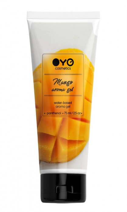 Лубрикант на водной основе OYO Aroma Gel Mango с ароматом манго - 75 мл. - OYO - купить с доставкой в Перми