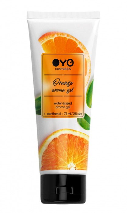 Лубрикант на водной основе OYO Aroma Gel Orange с ароматом апельсина - 75 мл. - OYO - купить с доставкой в Перми