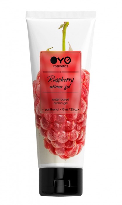 Лубрикант на водной основе OYO Aroma Gel Raspberry с ароматом малины - 75 мл. - OYO - купить с доставкой в Перми