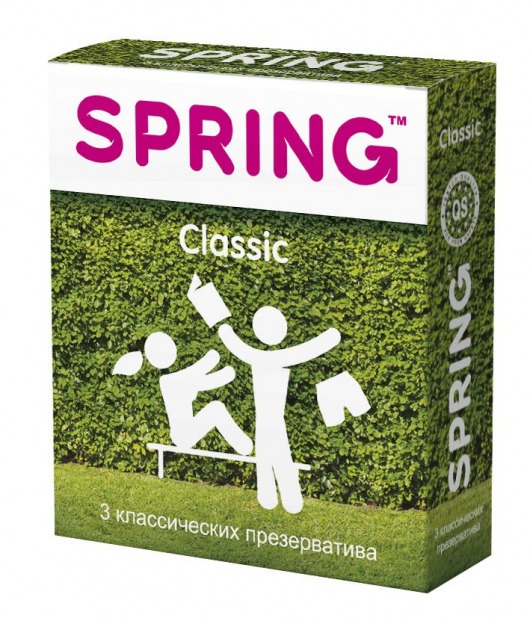 Классические презервативы SPRING CLASSIC - 3 шт. - SPRING - купить с доставкой в Перми