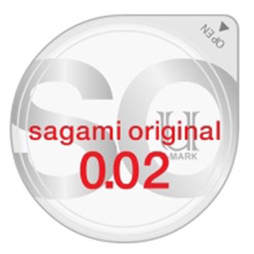 Ультратонкий презерватив Sagami Original - 1 шт. - Sagami - купить с доставкой в Перми